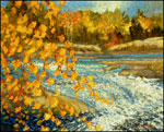 Autumn Cascade by David Arathoon