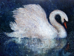Night Swan by David Arathoon