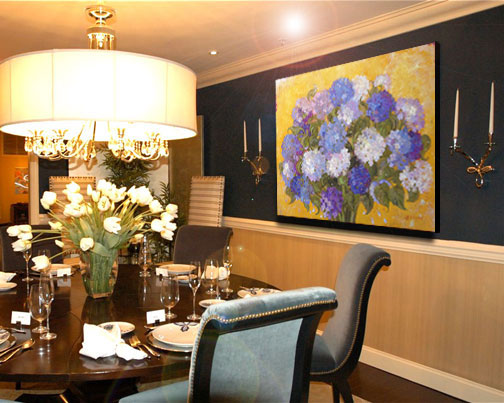 Hydrangea Spring Room by David Arathoon